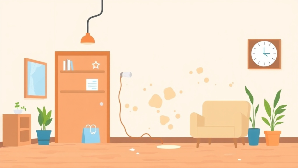 Illustration showing key concepts related to tenant mold reporting instructions